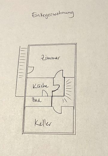 Skizze Einliegerwohnung