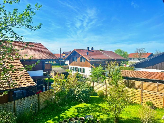 Blick vom Balkon