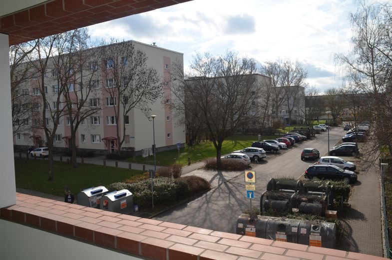 centralnie położone mieszkanie dwupokojowe w Erfurcie – Balkon