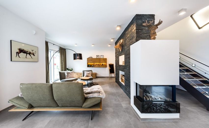 SMARTES EINFAMILIENHAUS MIT VIEL LIEBE ZUM DETAIL – Ansicht Wohnzimmer