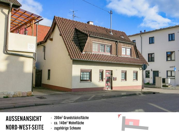 Hausansicht von der Straße