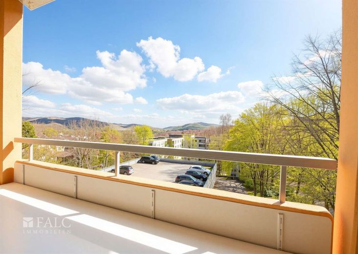 Viel Raum für den Alltag - ideal für Familien mit Anspruch an Platz und Struktur – Aussicht Balkon 2