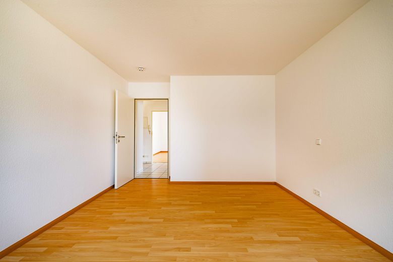 Schlafzimmer vor Möblierung 