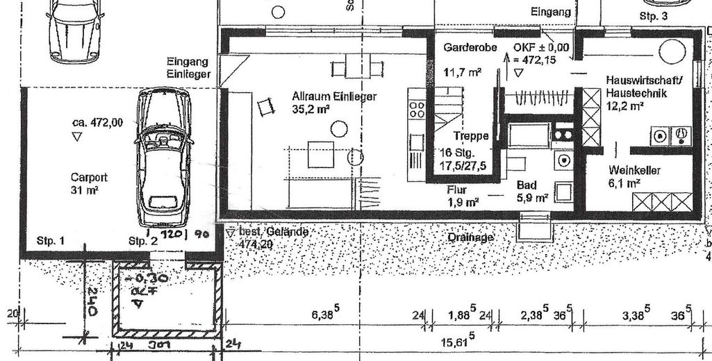 Aydınlık ve huzur verici atmosfere sahip, doğal bahçeli modern mimar evi – Kellergeschoss
