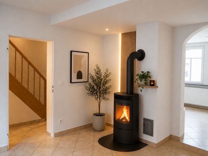 Wohnhaus in Idstein-Heftrich mit großem Innenhof, Scheune und Nebengebäuden – Küche, Esszimmer Beispiel