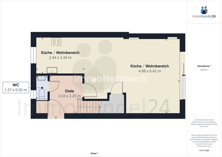TOPLAGE***vollunterkellerte DHH mit Garage &amp; toller Wohnlage***NEU – EG