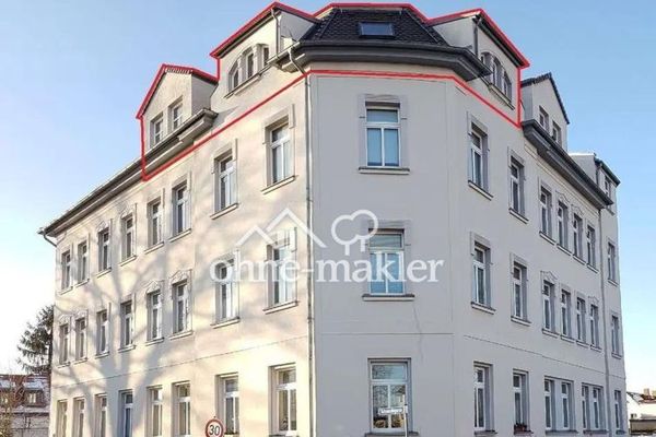 Helle 2-Zimmer Dachgeschosswohnung in Leipzig-Wiederitzsch