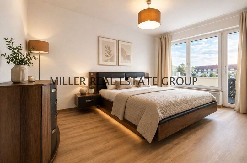 Moderne Raumwunder-Rarität in Neuburg an der Donau: Reiheneckhaus mit großem Garten, zwei Terrassen, Balkon &amp; viel Wohnkomfort! – Schlafzimmer