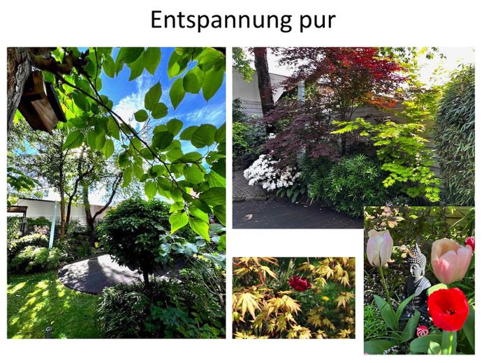 Grüne Wohlfühloase mit Südbalkon und wunderschönem Garten – Foto 1