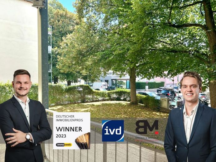 Bezugsfrei: 3-Zimmer-Wohnung mit Balkon im Hochparterre | Textilviertel Augsburg nahe Innenstadt – Foto 1