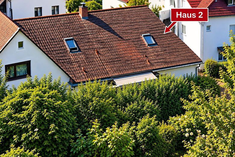 एक संपत्ति – दो घर – कई संभावनाएँ … बिना कमीशन! – Bilder / Grundrisse zu Haus 2