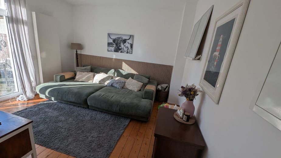 Acogedora vivienda antigua con mucho espacio para la familia y un gran jardín – EG - Wohnzimmer