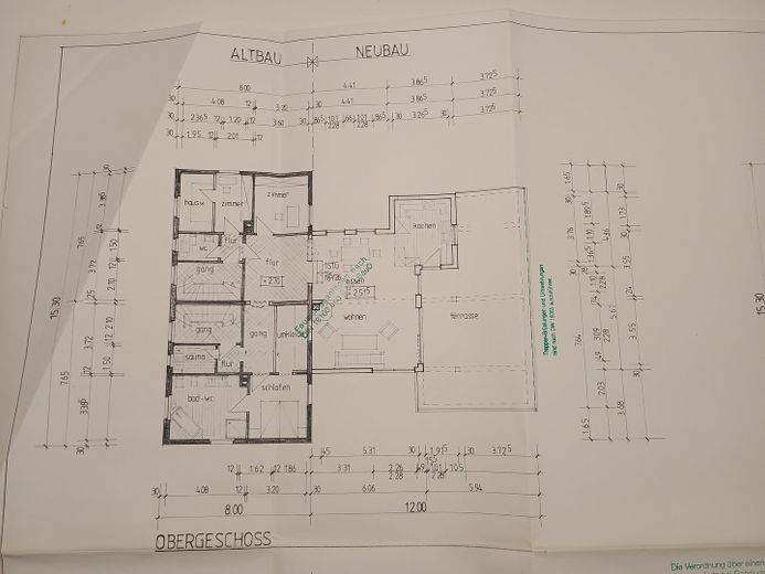 Aantrekkelijk appartementencomplex in Otterberg, 5 wooneenheden – Grundriss Obergeschoss