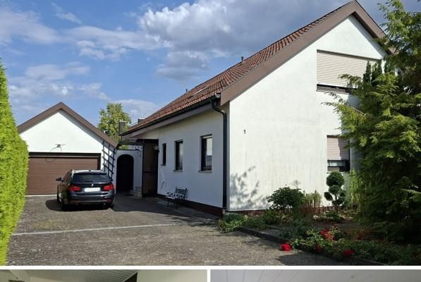 Maison d’habitation bifamiliale très bien entretenue dans un quartier résidentiel calme avec grand terrain de jardin ensoleillé
