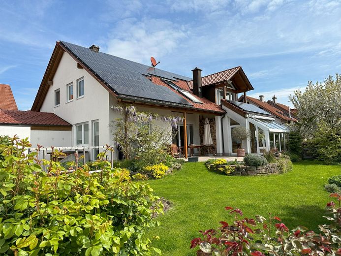 Rückansicht Garten