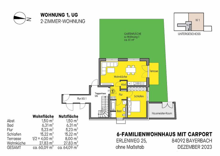 Zu vermietende Wohnung