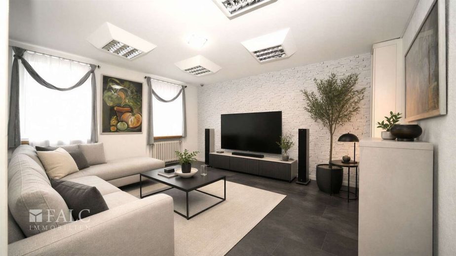 Ein Haus - 3 Etagen - Vielseitig Nutzbar... und das zu einem unschlagbaren Preis! - FALC Immobilien – Wohnzimmer OG (Vis.)