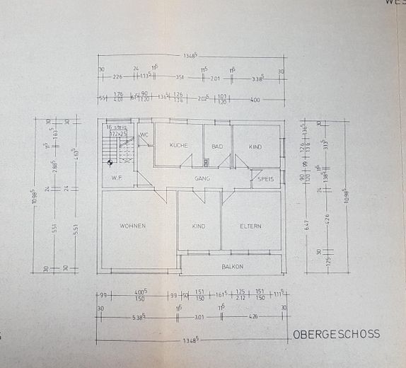 Grundriss Obergeschoss