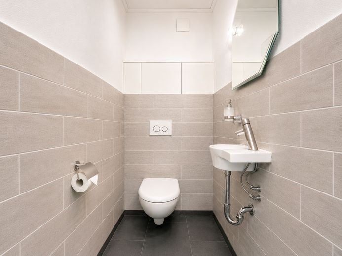Helle 3-Zimmer-Wohnung in Top-Lage von Renningen – Gäste-WC