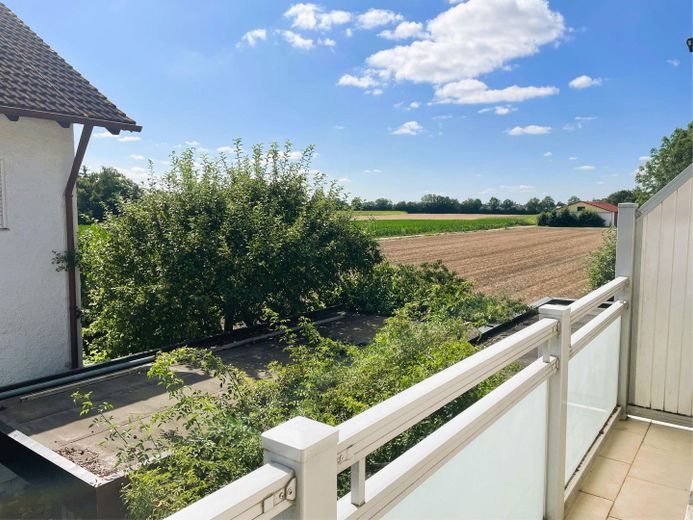 Ausblick vom Balkon