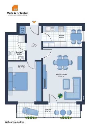 Wohnungsgrundriss