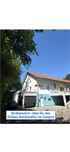 Spacious Modern Semi-Detached House with Potential – EG Carport (KI-Generiert)