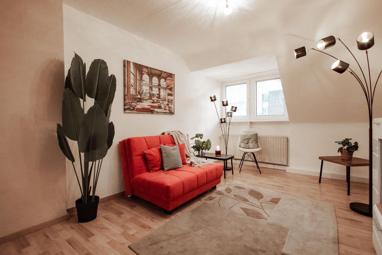 spacious living room