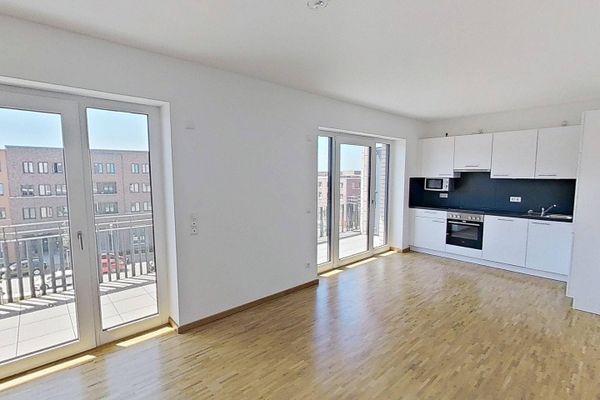 PRIMER USO: Luminoso piso de 2 habitaciones con COCINA INTEGRADA y BALCÓN