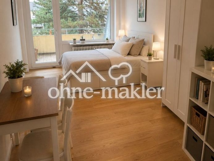 🌿 Bezugsfertig vollmöbliert – 1-Zimmer-Wohnung im vollsanierten A+-Haus mit Balkon! 🌳 – Foto 1