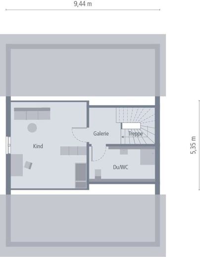 HÖCHSTER WOHNKOMFORT AUF 3 ETAGEN. – Design_30_Spitzboden_Grundriss