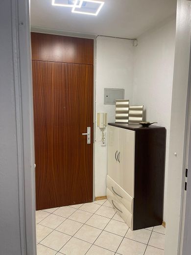 ✨ Modernes, voll möbliertes 1-Zimmer-Apartment in zentraler Lage – Volkerstraße 34 – Flur