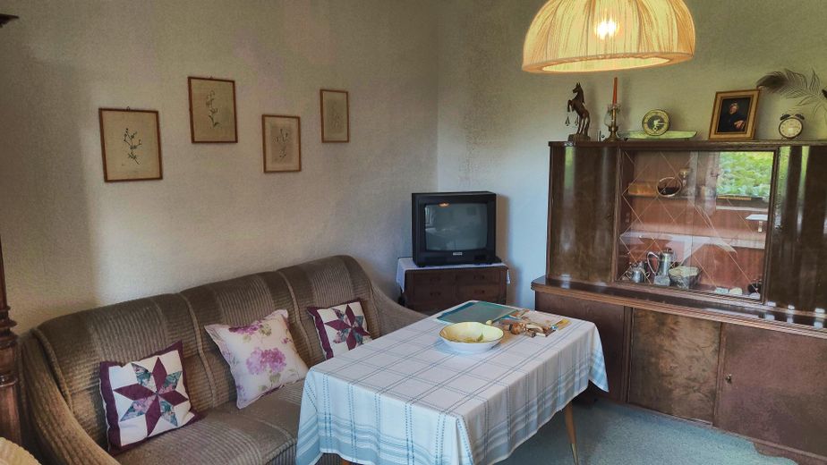 Charming detached house with a large garden in a quiet location on the edge of the forest (Wieterwald) – Souterrain-Zimmer