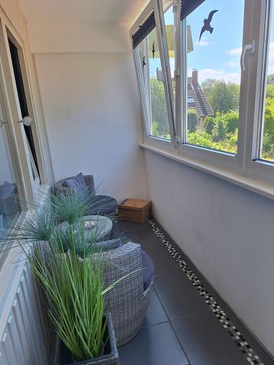 Ferienwohnung an der Ostsee in Schönberg-Holm.vom Eigentüme – Loggia linker Teil