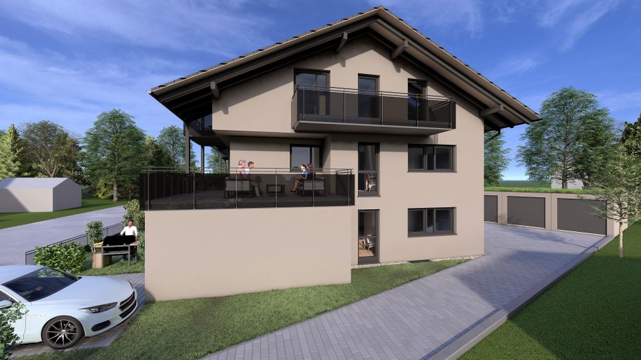 Oben wohnen, großzügig leben – 4-Zimmer-Wohnung mit XL-Dachterrasse – Ansicht - Ost III