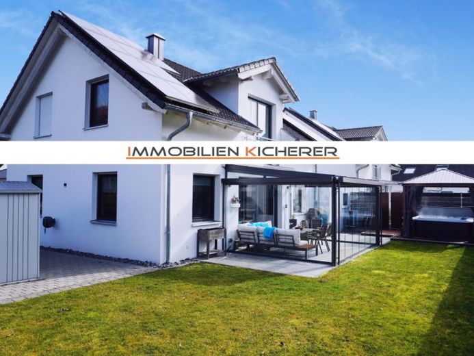 Modernes, energieeffizientes KFW 70 EFH mit Wintergarten, Whirlpool, Luft-Wärmepumpe & PV Anlage – Foto 1
