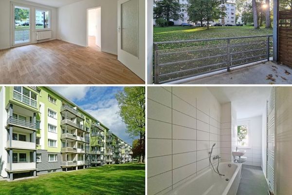 Erstbezug nach Komplettrenovierung: Moderne Balkonwohnung mit Stellplatzoption im Hochparterre