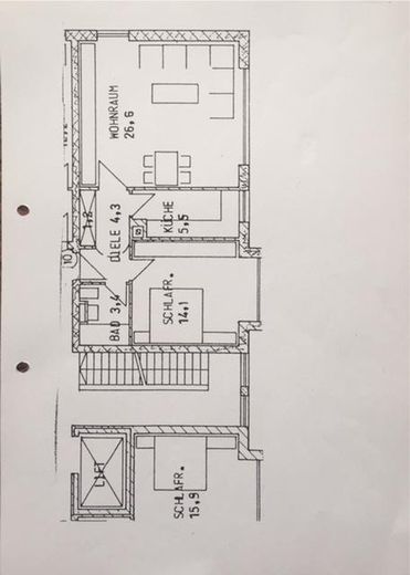 Wohnungsgrundriß