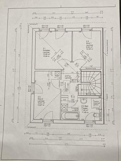 Grundriss Obergeschoss