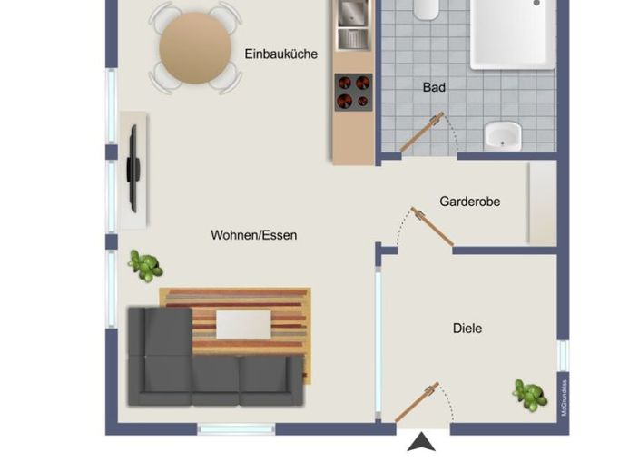 *Erholungsoase in Höhenlage von Weinböhla*380m² Grd.* Bungalow*2 Zi.*Dusch-WC* *provisionsfrei* – Foto 1