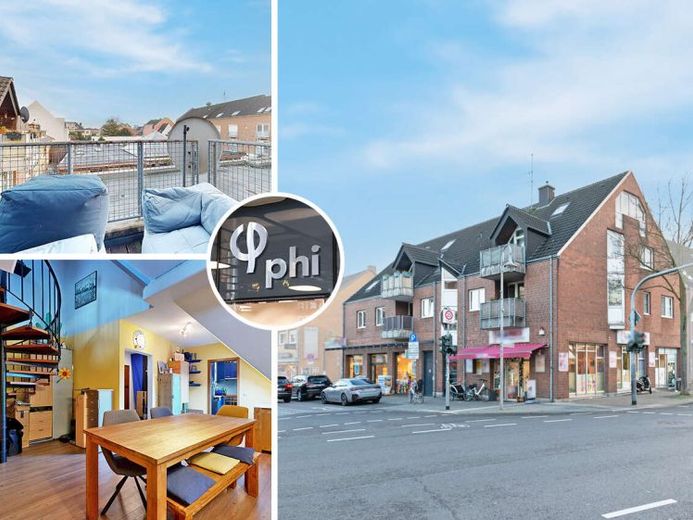 PHI KÖLN - ¡Encantador dúplex con plaza de garaje subterránea y balcón en una ubicación céntrica de Pulheim! – Foto 1