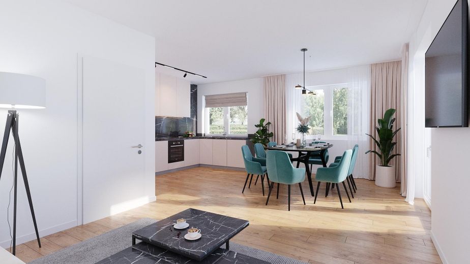 Moderne KfW-40-Doppelhaushälfte in ruhiger Lage von Bremerhaven-Wulsdorf – Wohnzimmer_1