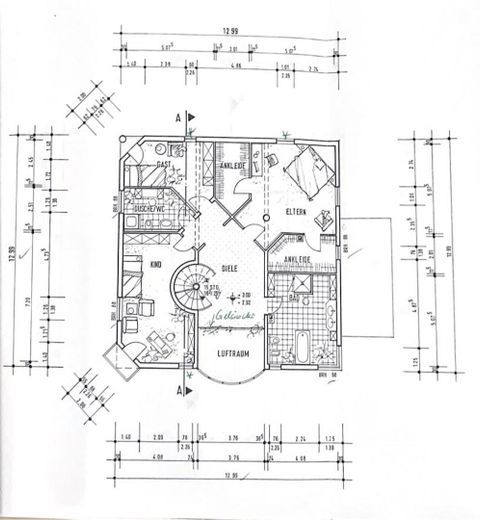 Grundriss 1. Obergeschoss