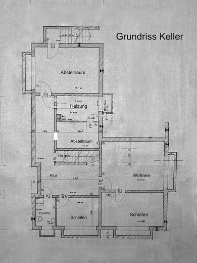 Grundriss Keller