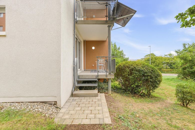 2-Zimmerwohnung in Reutlingen-Hohbuch (nahe FH) - frisch renoviert, modern, hell, Balkon/Garten – Balkon/Garten
