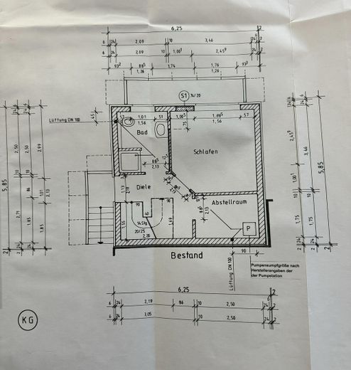 Grundriss Anbau Unten