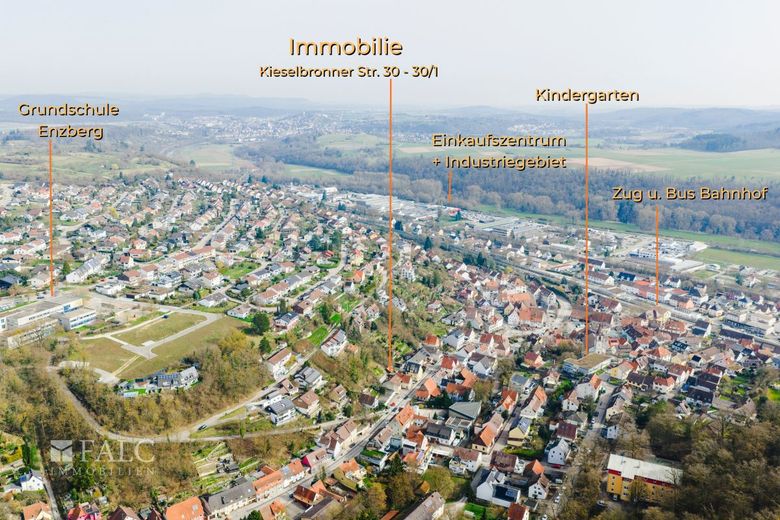Ob Eigennutzung oder Kapitalanlage ? - Sie entscheiden – Luftbild mit Standort