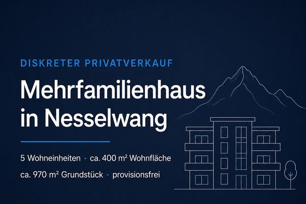 Vendita privata discreta – Edificio plurifamiliare a Nesselwang