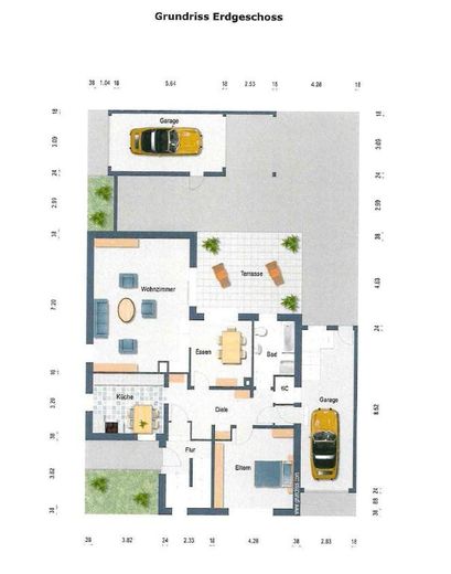 Gehobenes Ein- / Zweifamilienhaus im Landhausstil in ruhiger Lage – Grundriss EG