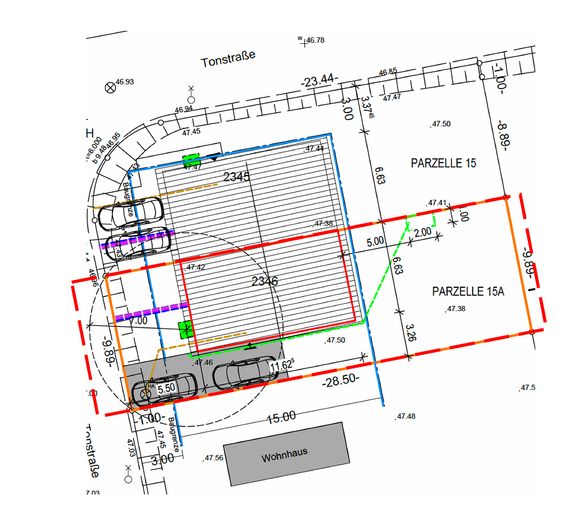 Draufsicht Grundstück