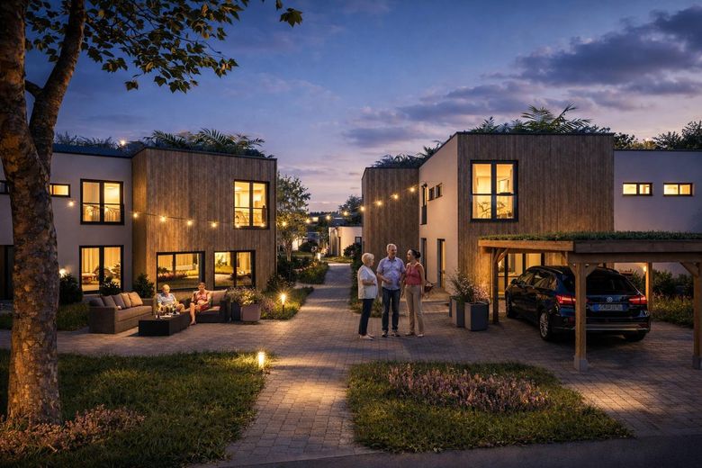 Aura Nature Homes – Ambiente am Abend